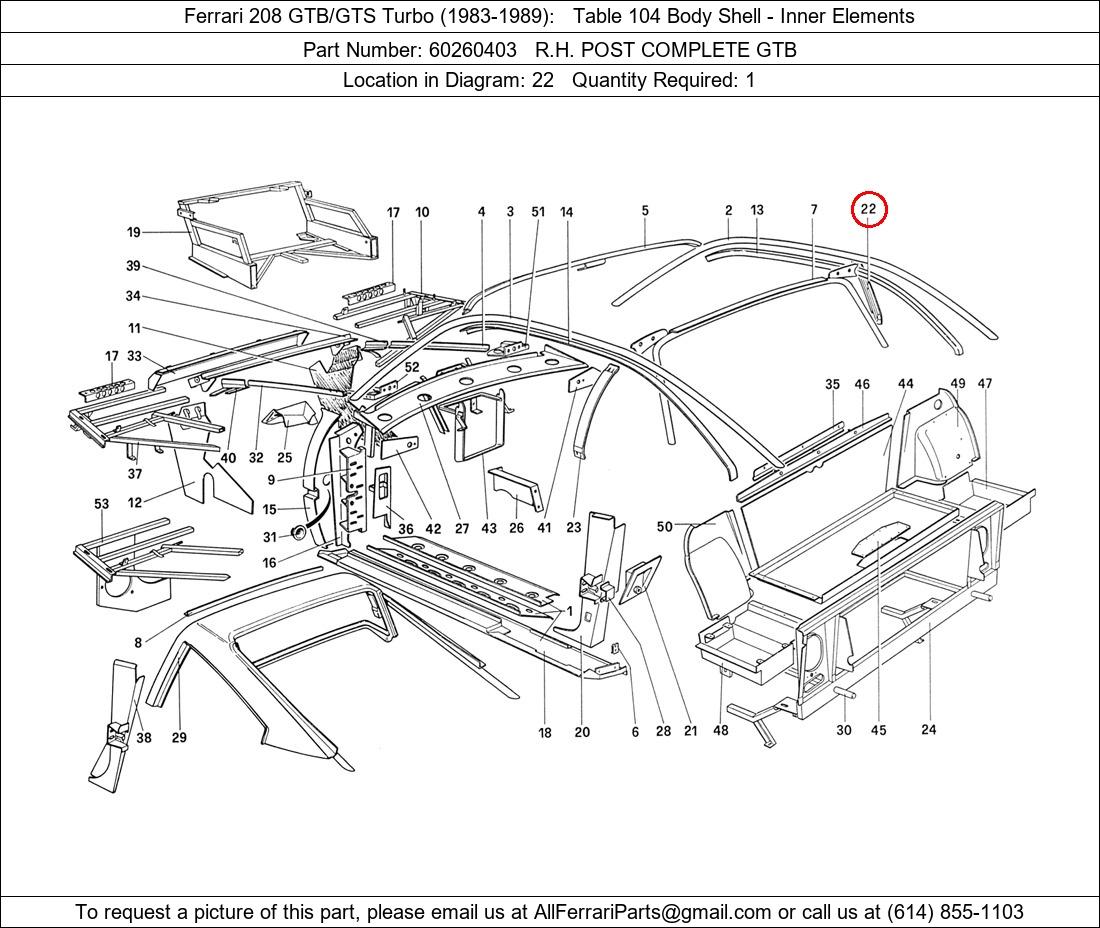 Ferrari Part 60260403