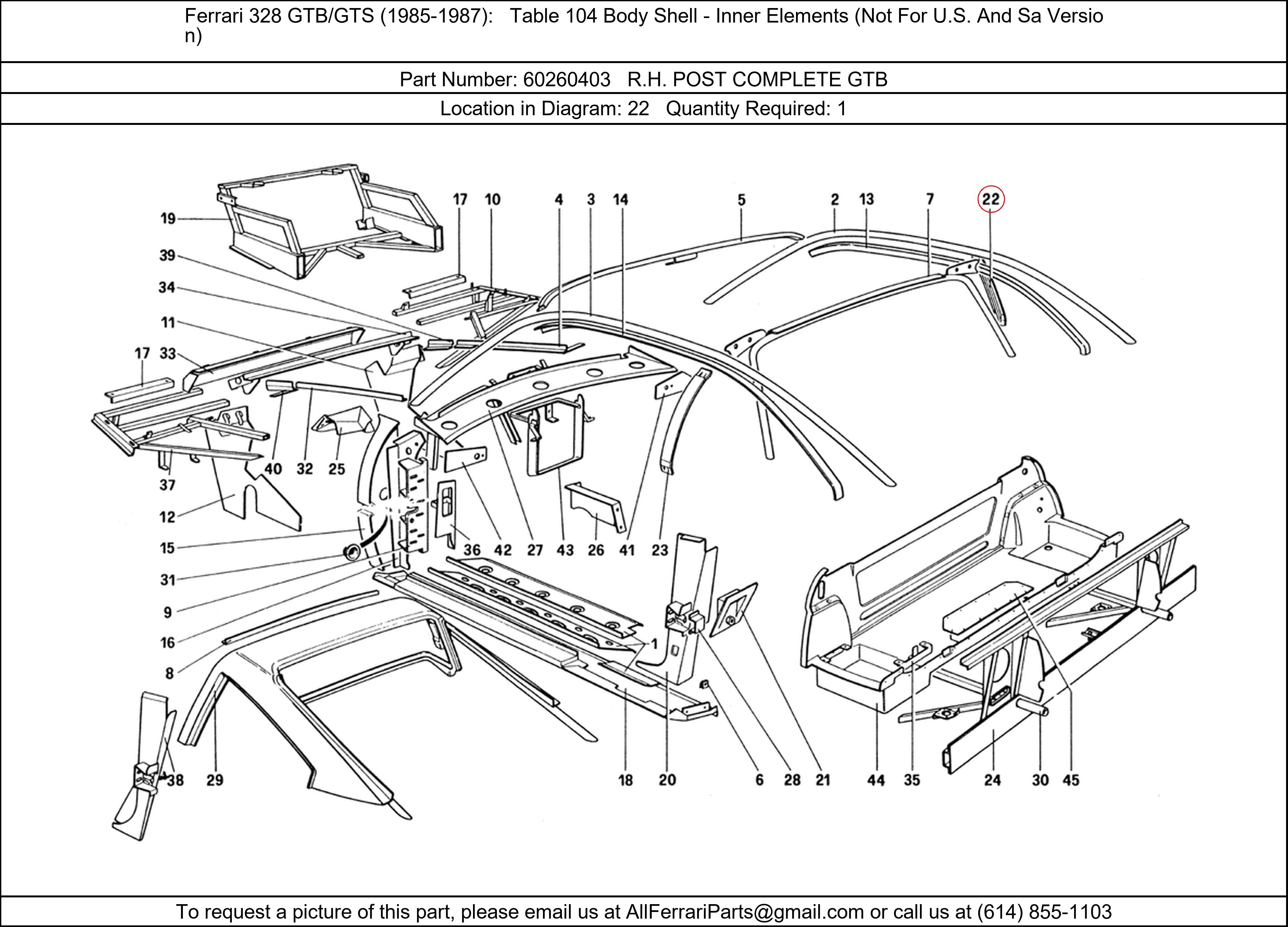 Ferrari Part 60260403