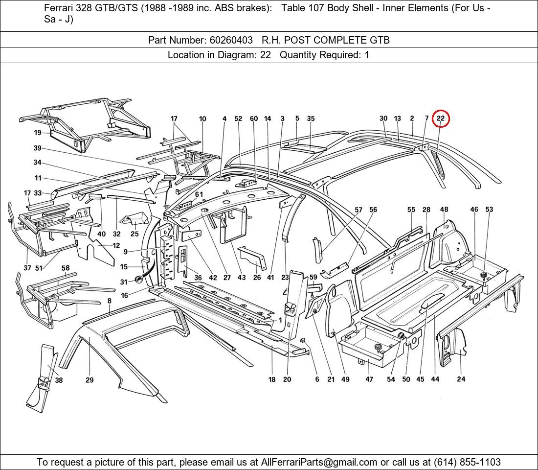 Ferrari Part 60260403