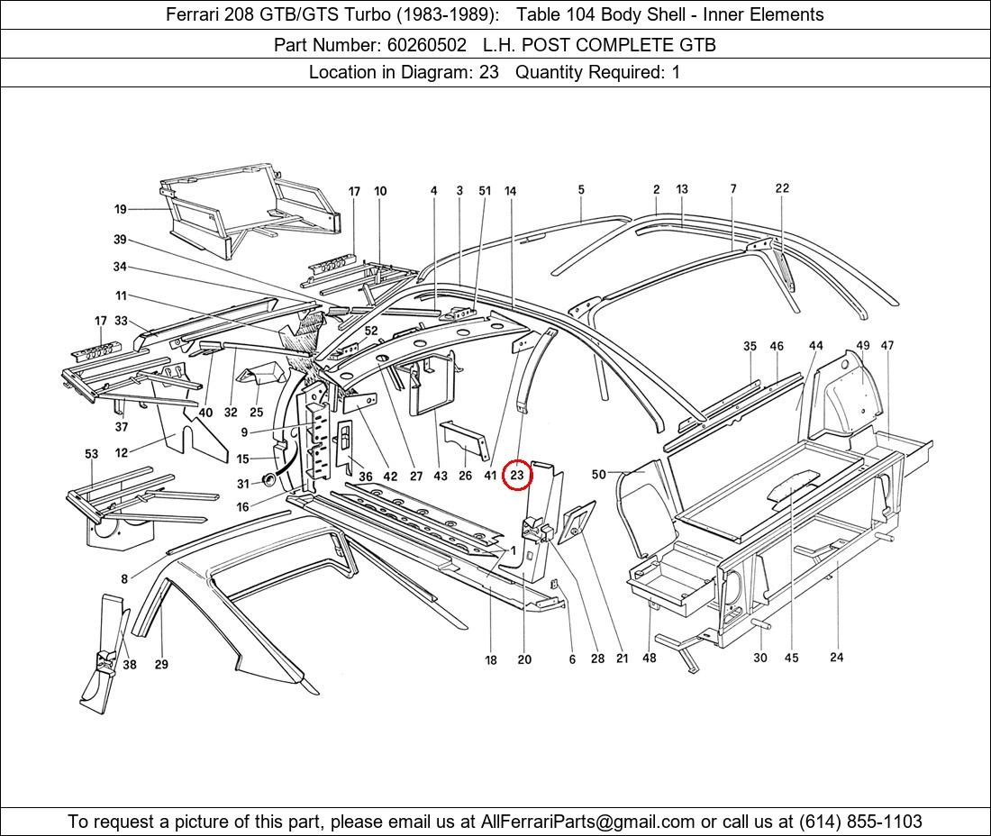 Ferrari Part 60260502