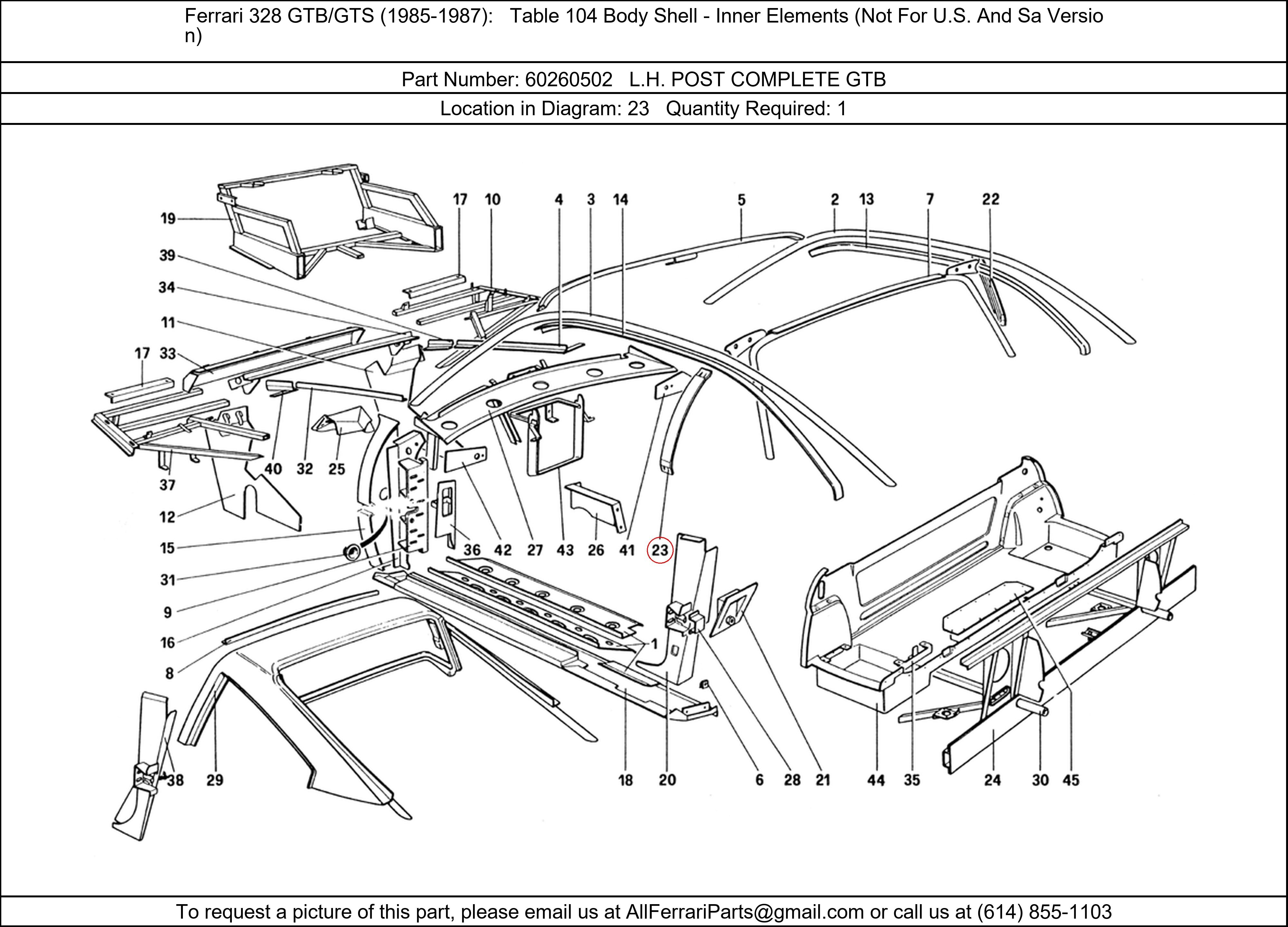 Ferrari Part 60260502