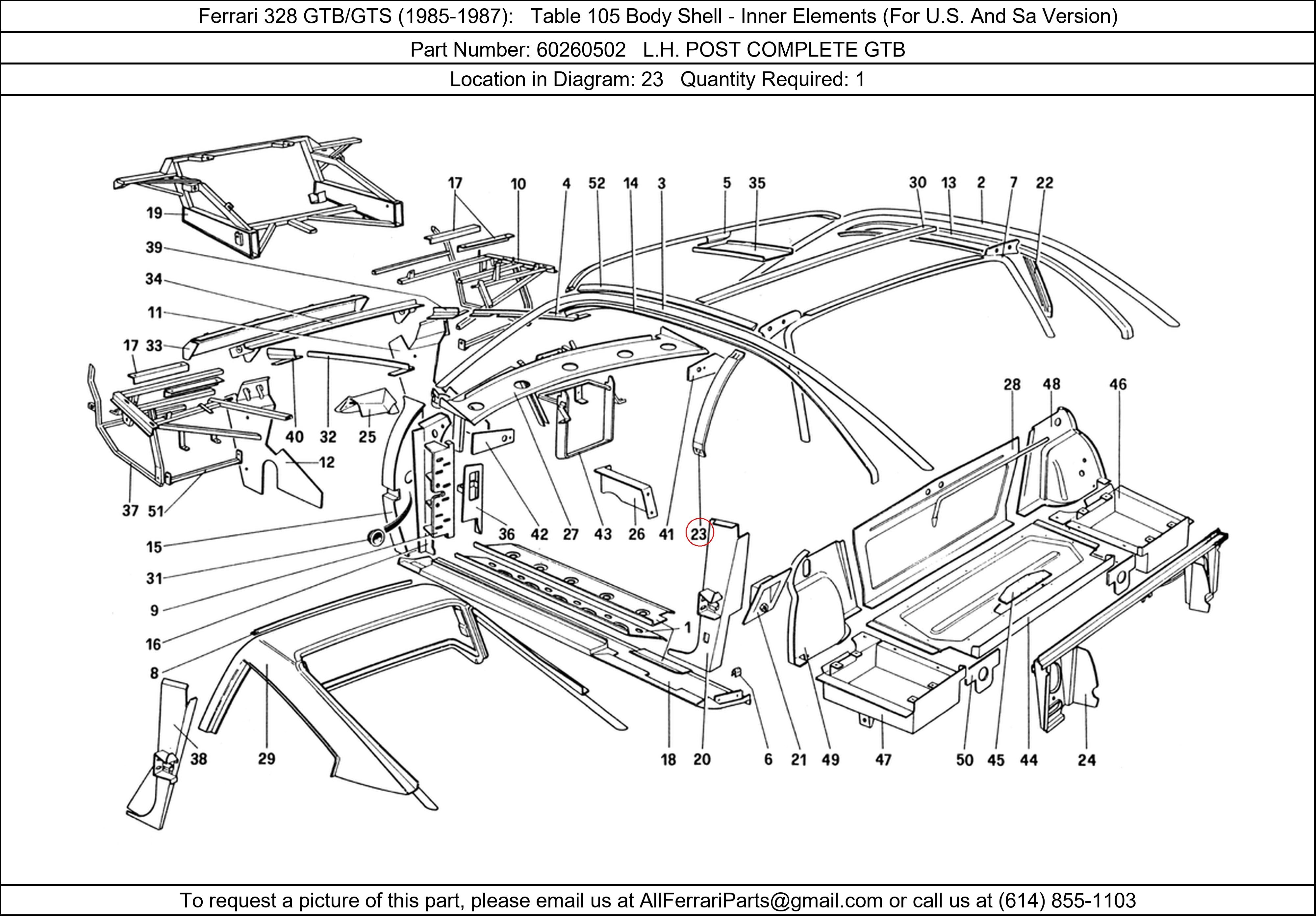 Ferrari Part 60260502