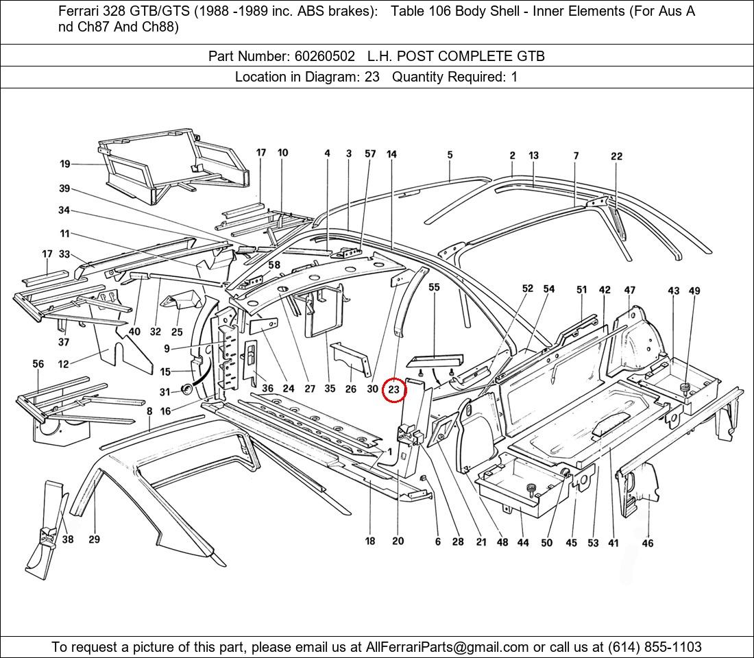 Ferrari Part 60260502