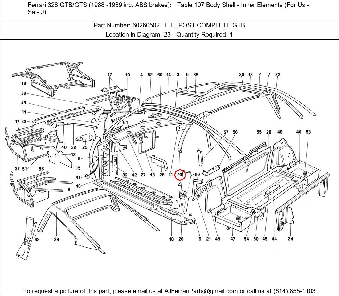 Ferrari Part 60260502