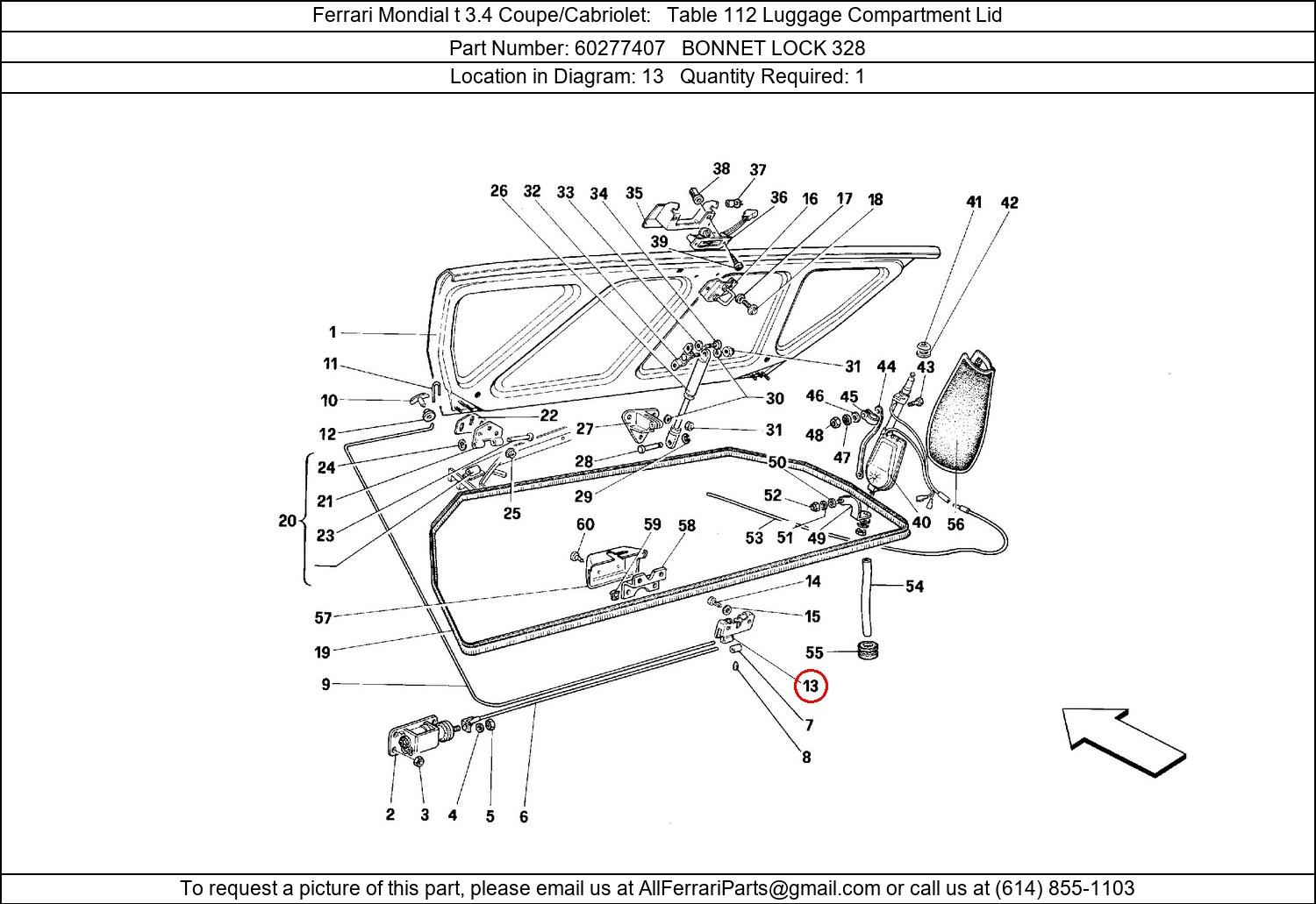 Ferrari Part 60277407