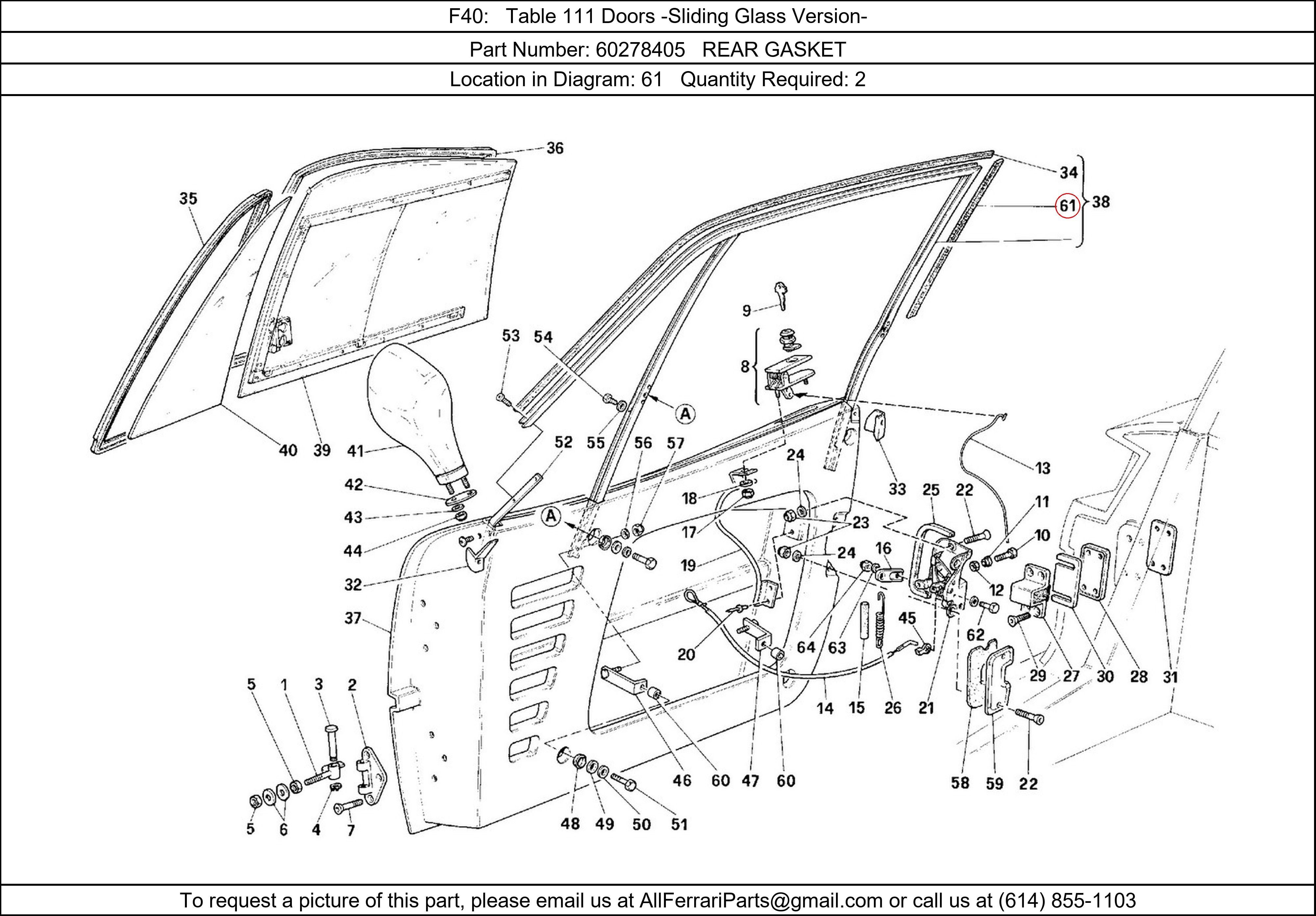 Ferrari Part 60278405