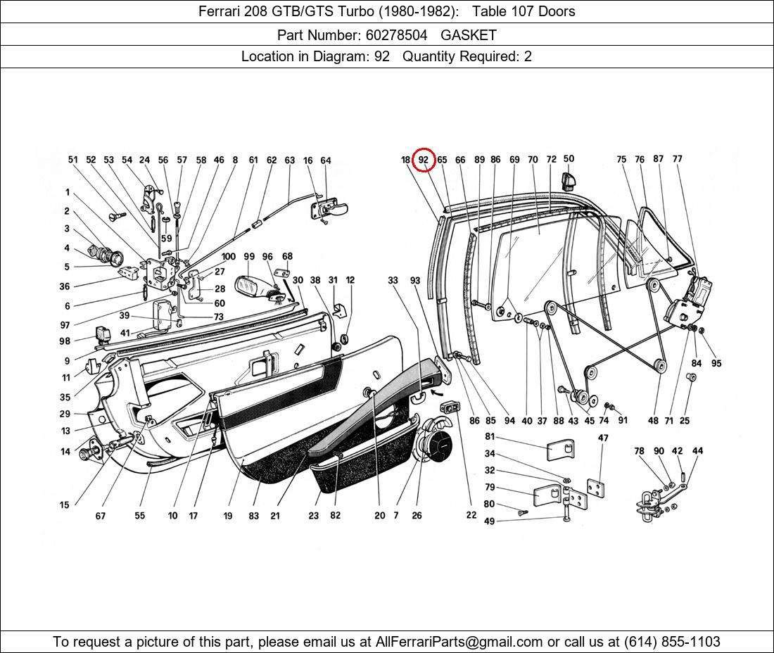 Ferrari Part 60278504