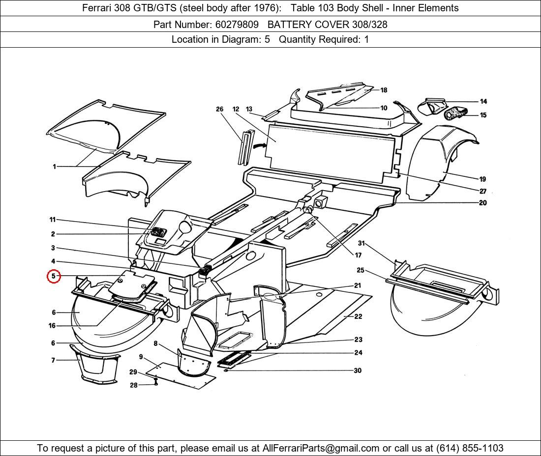 Ferrari Part 60279809