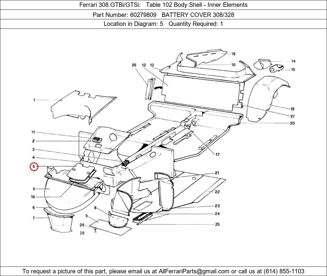 Ferrari Part 60279809