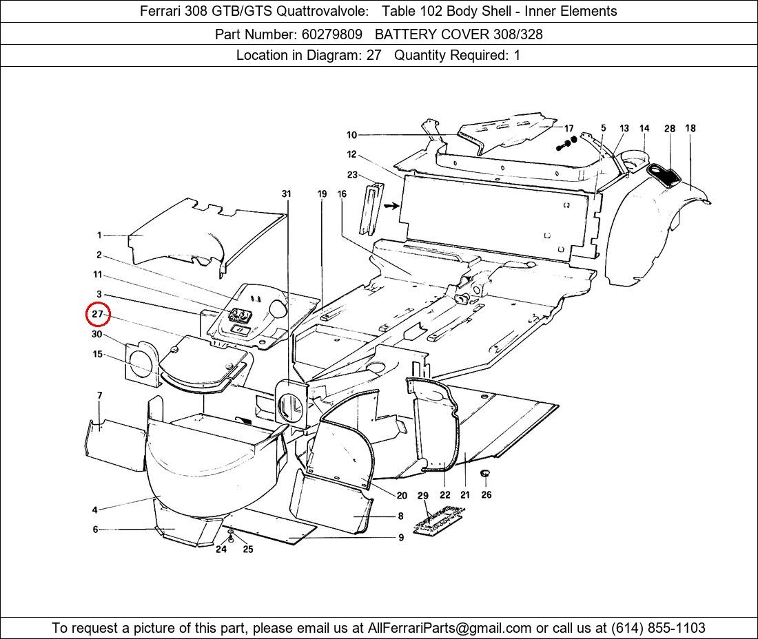 Ferrari Part 60279809