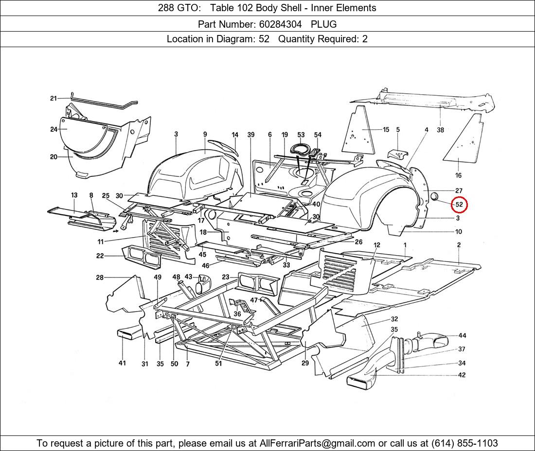 Ferrari Part 60284304