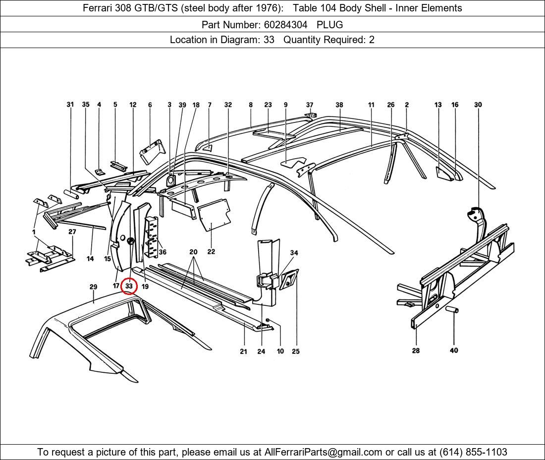 Ferrari Part 60284304