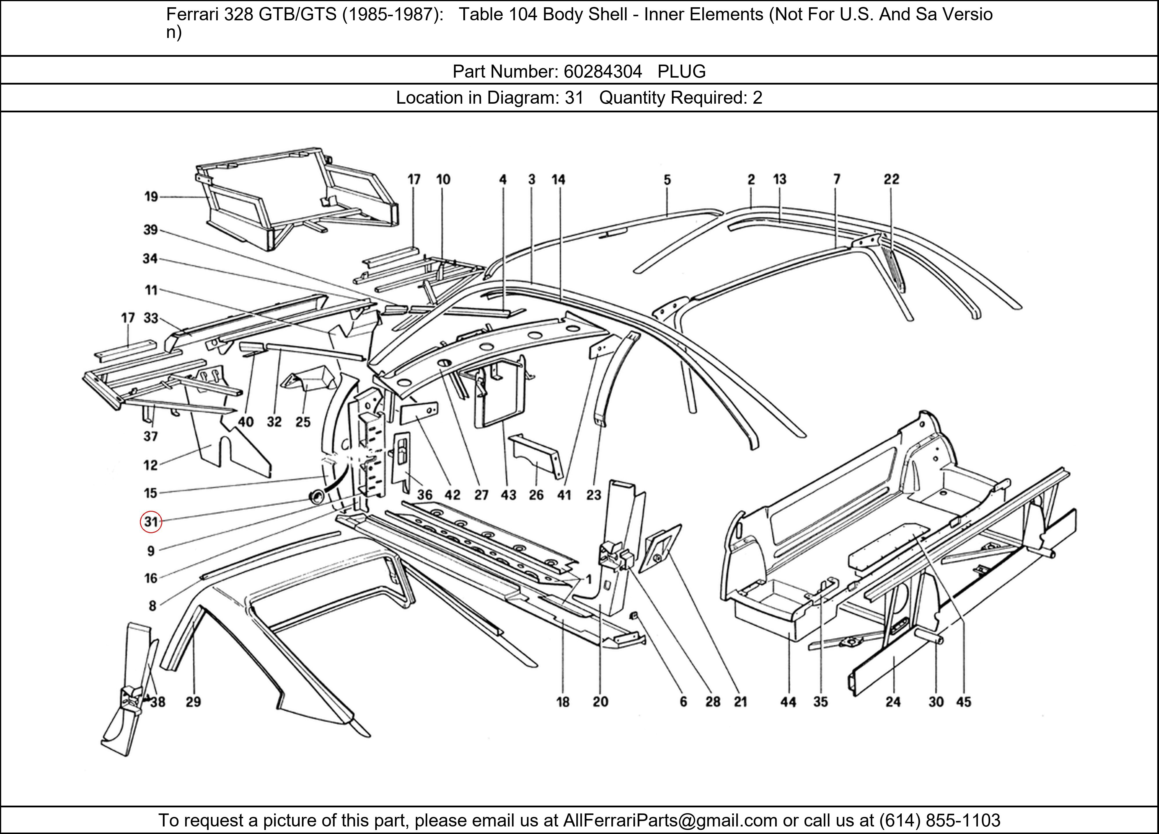 Ferrari Part 60284304