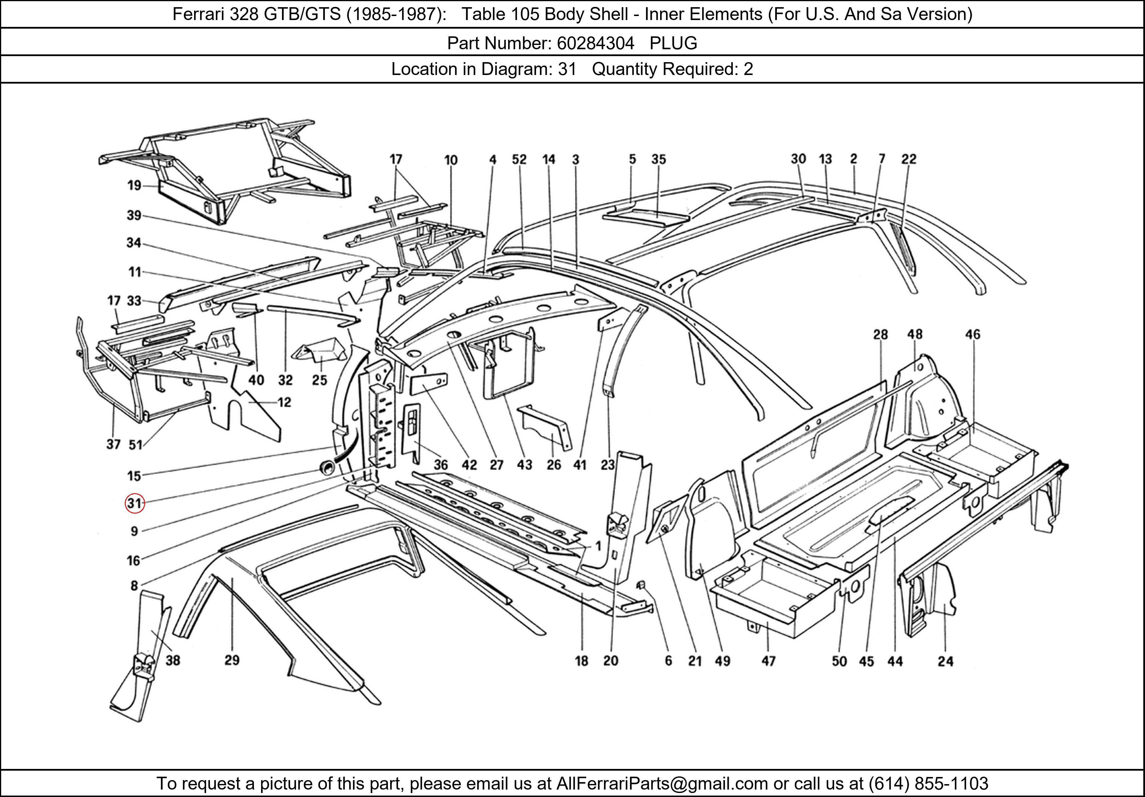 Ferrari Part 60284304