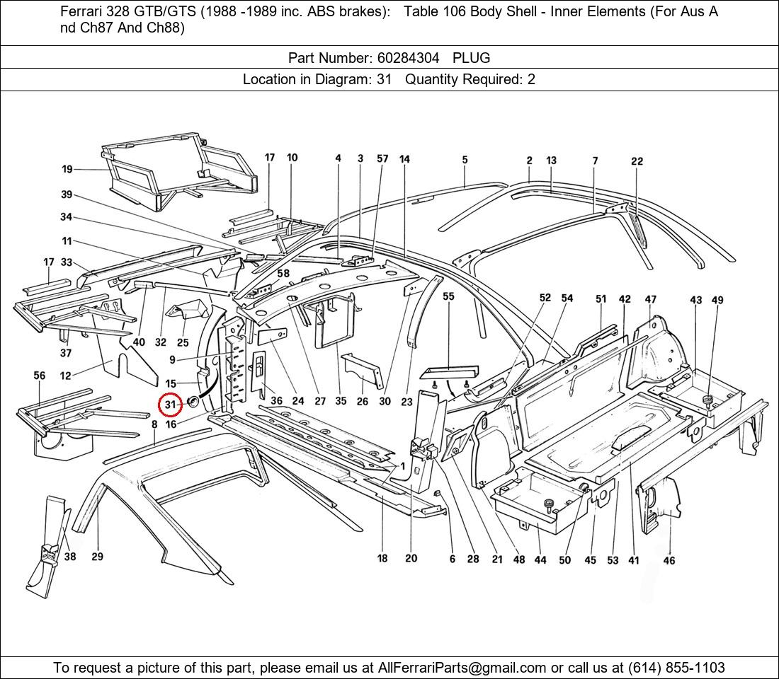 Ferrari Part 60284304