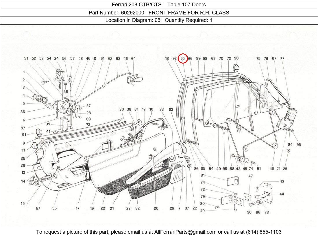 Ferrari Part 60292000