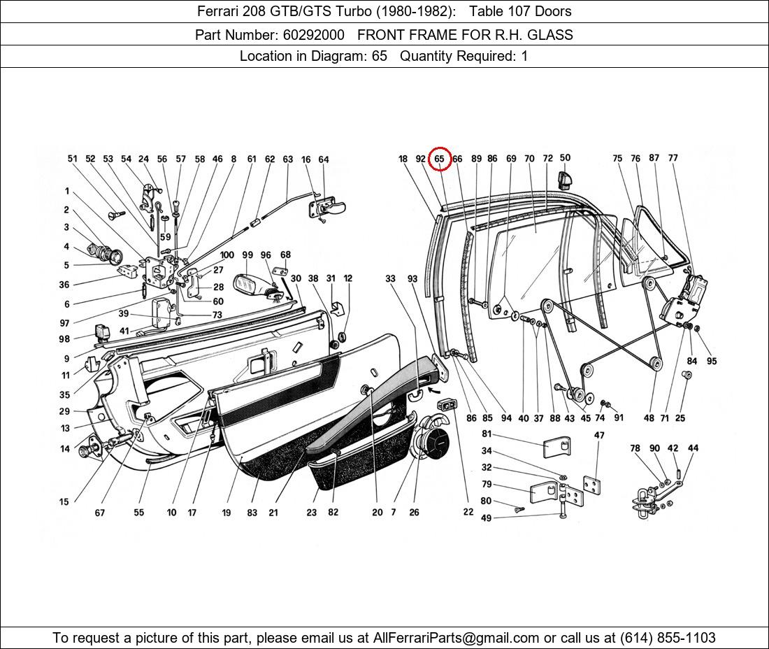 Ferrari Part 60292000