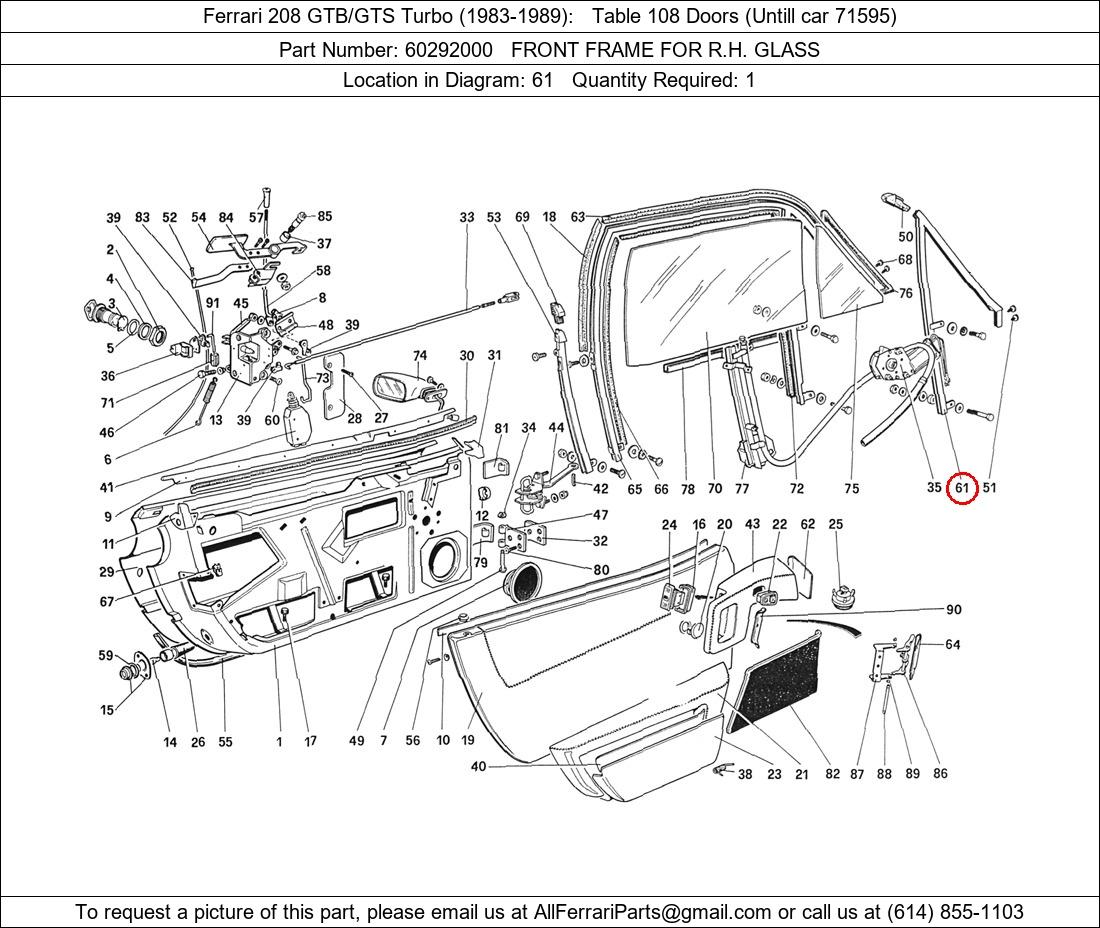 Ferrari Part 60292000