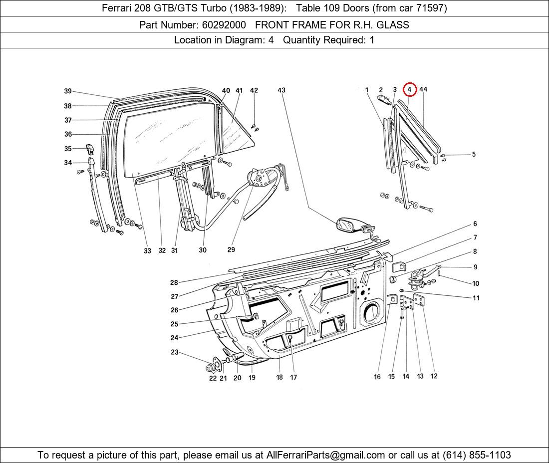 Ferrari Part 60292000