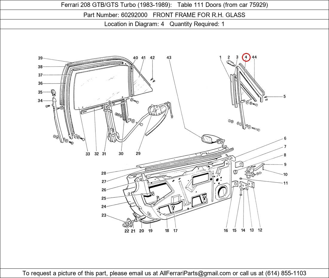 Ferrari Part 60292000