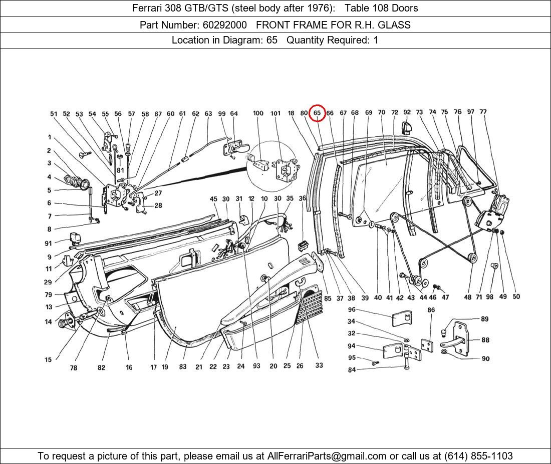 Ferrari Part 60292000