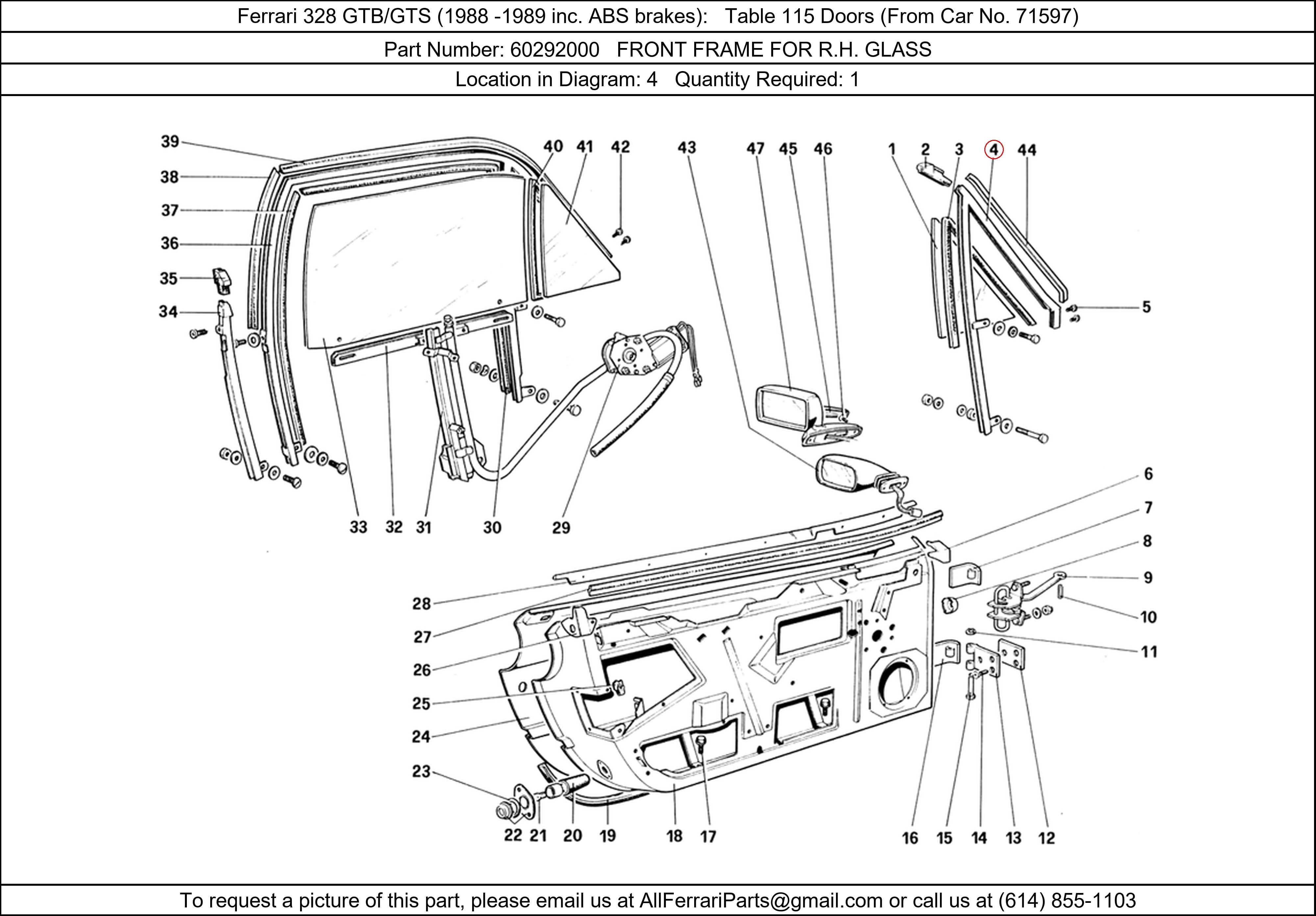 Ferrari Part 60292000