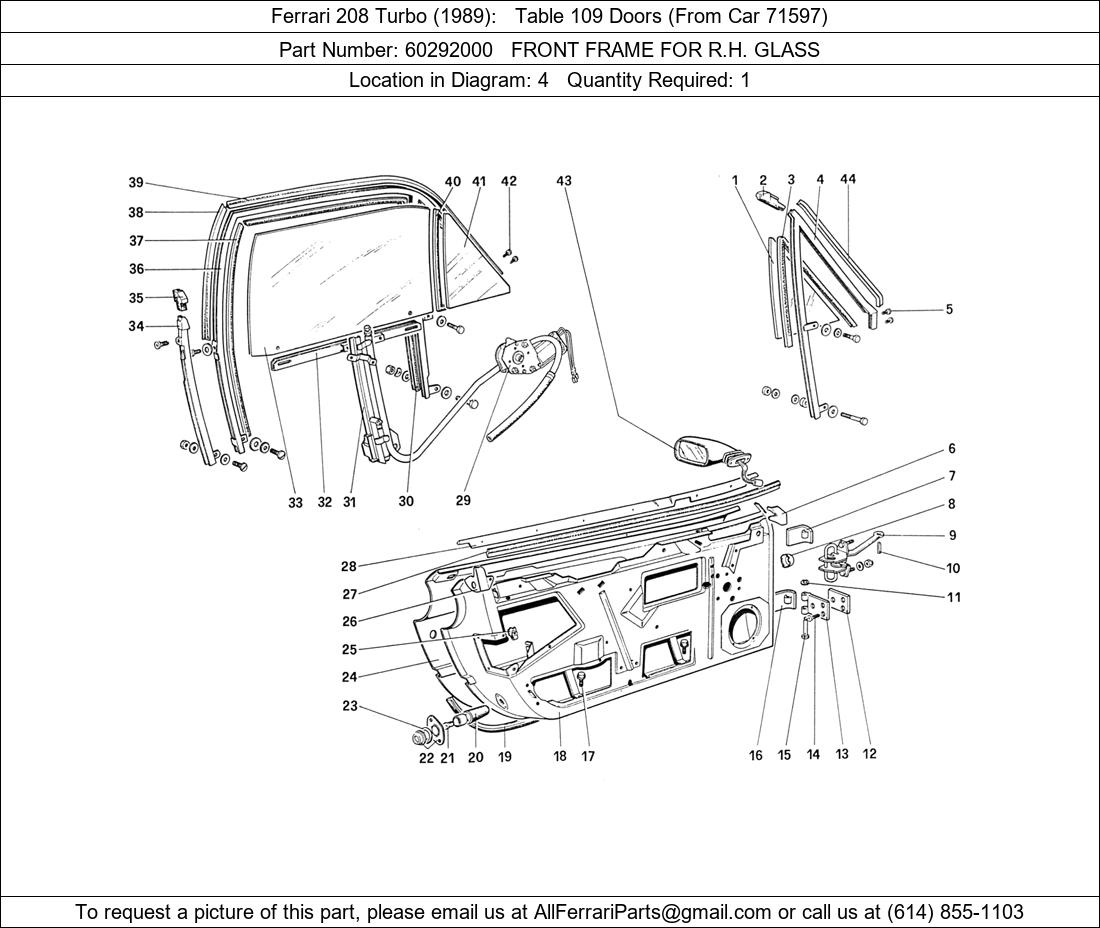 Ferrari Part 60292000