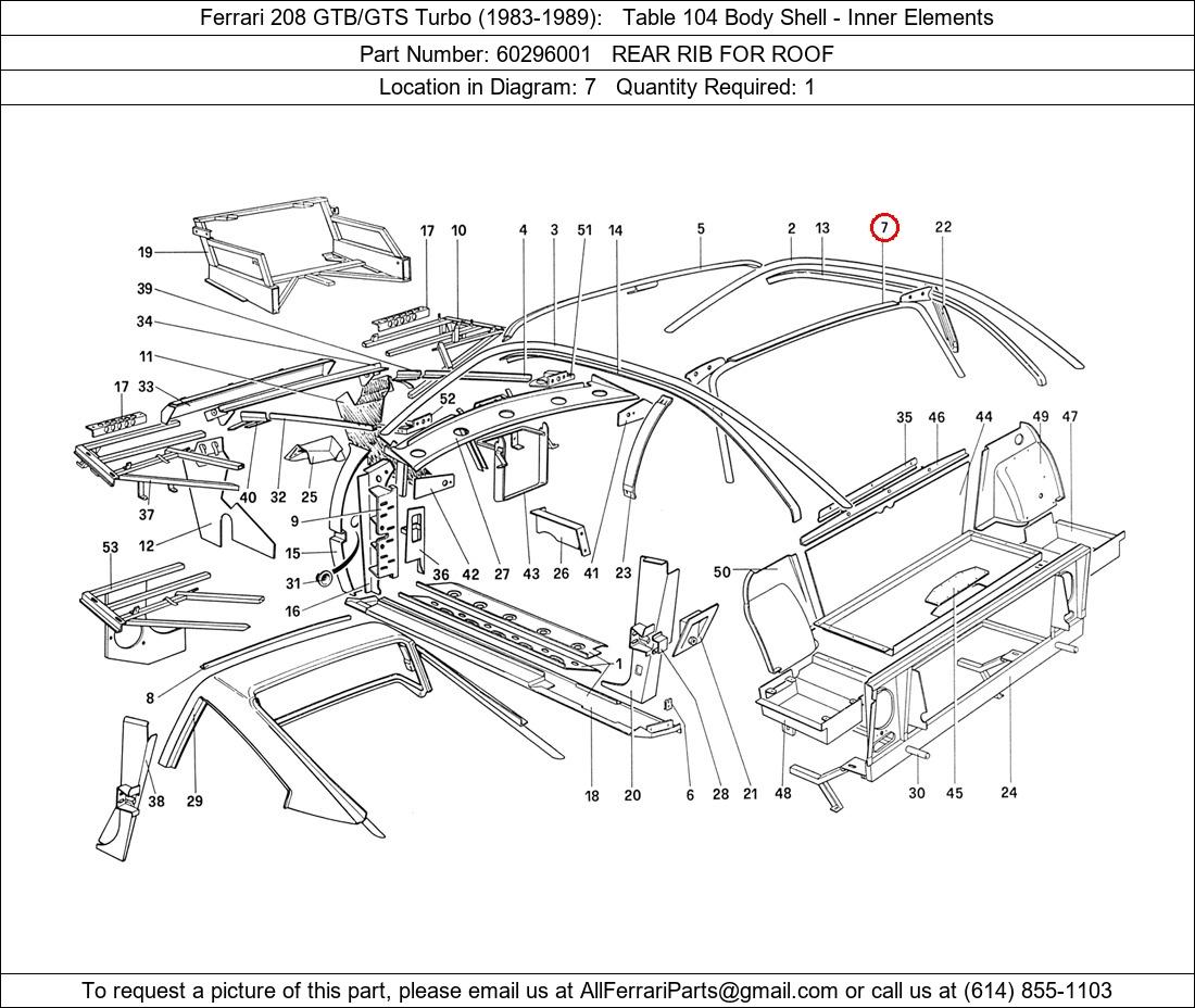 Ferrari Part 60296001