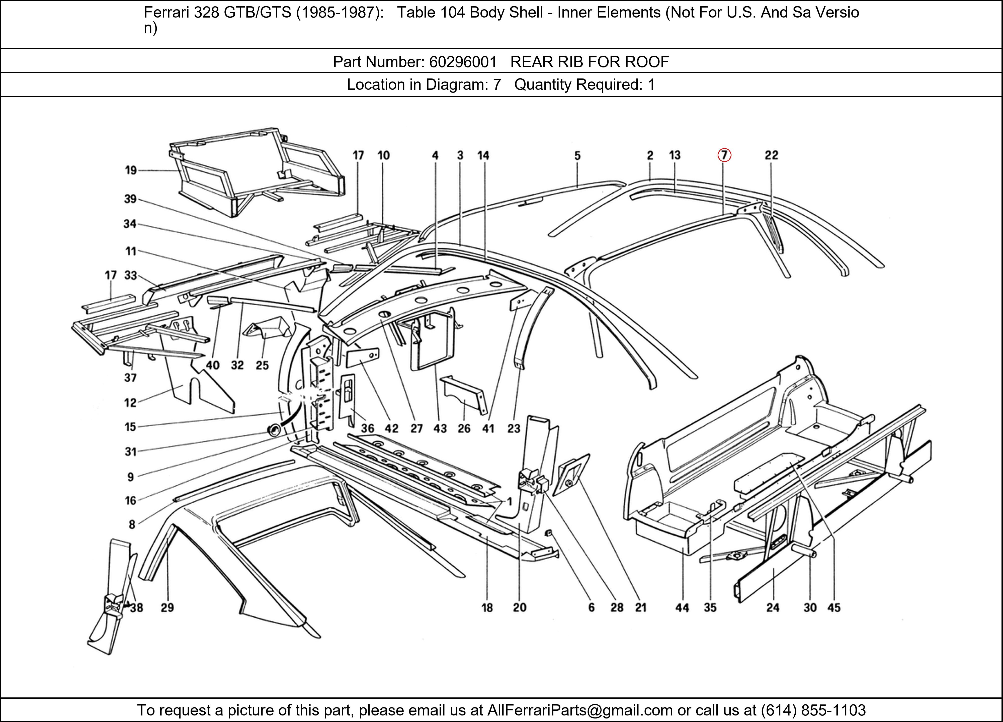 Ferrari Part 60296001