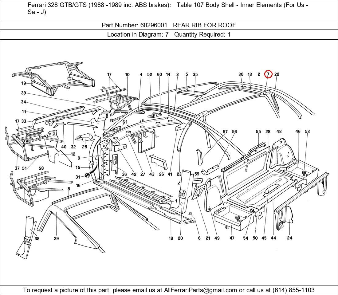 Ferrari Part 60296001