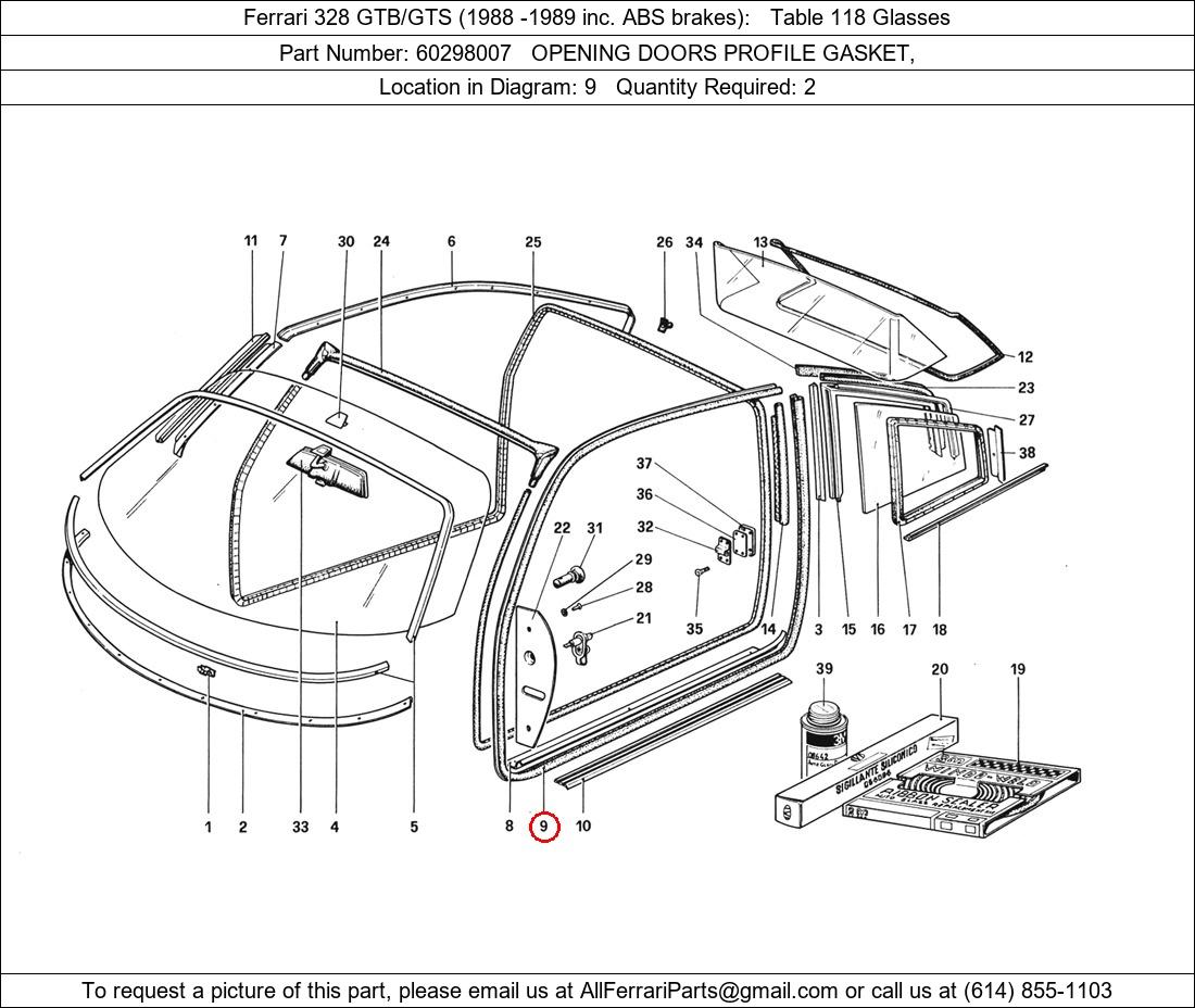 Ferrari Part 60298007