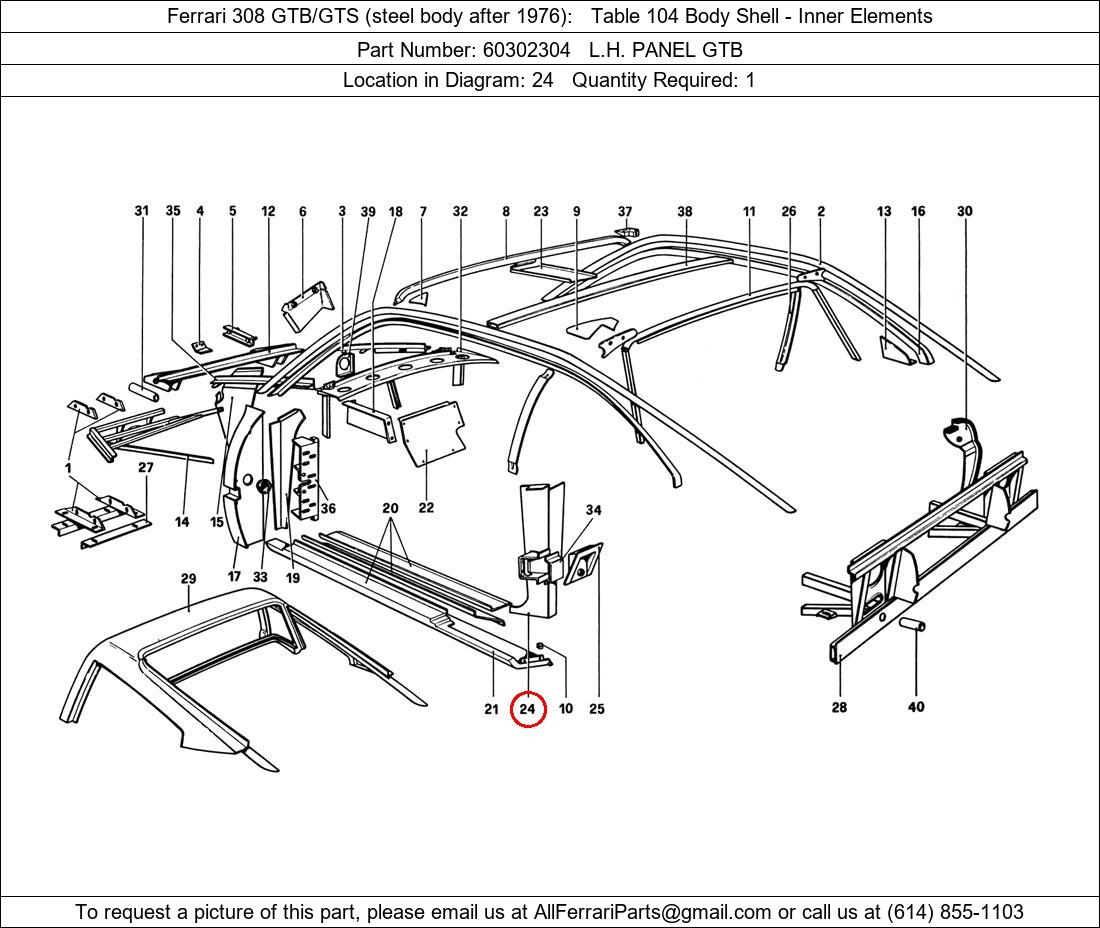 Ferrari Part 60302304