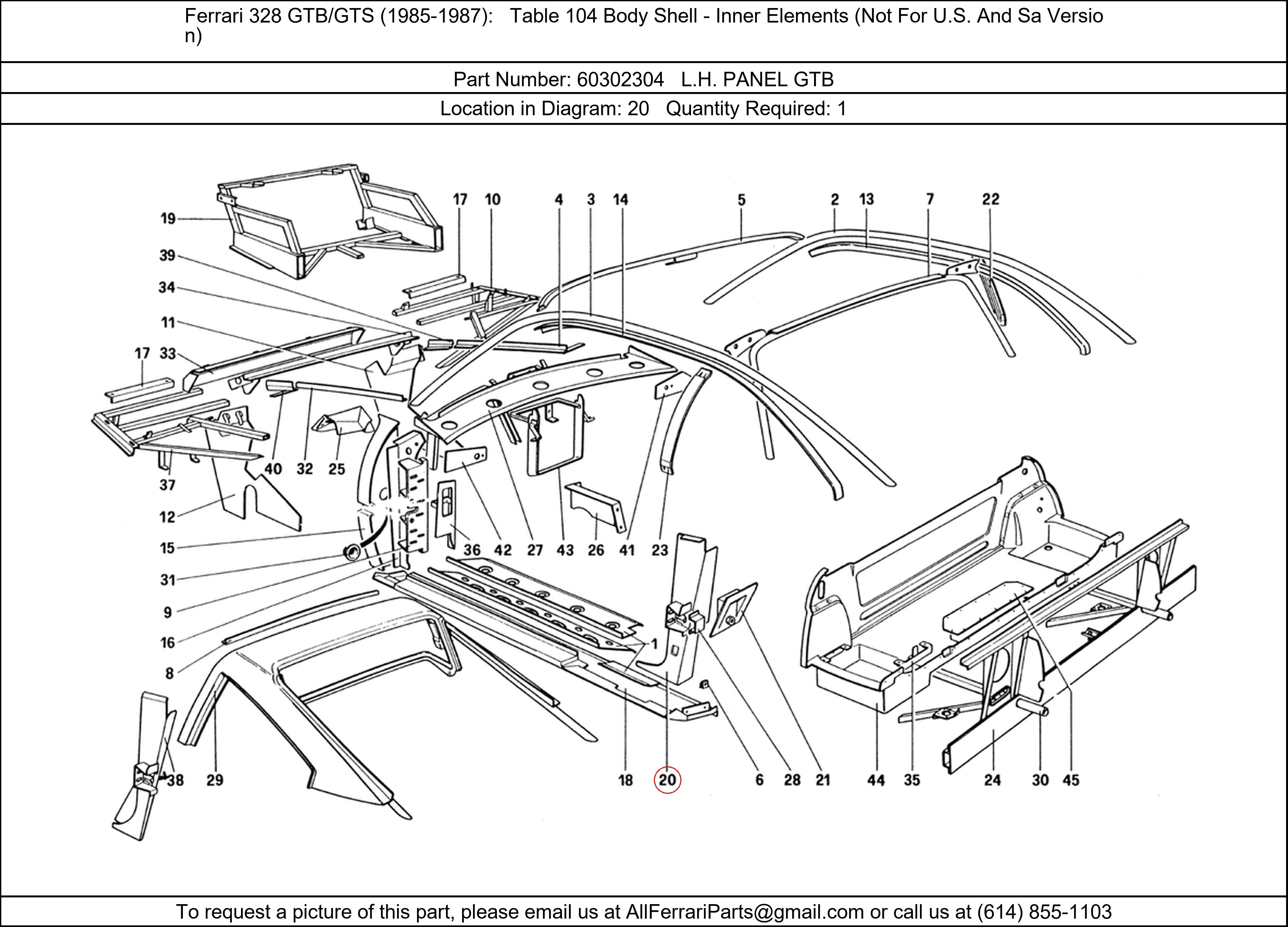 Ferrari Part 60302304