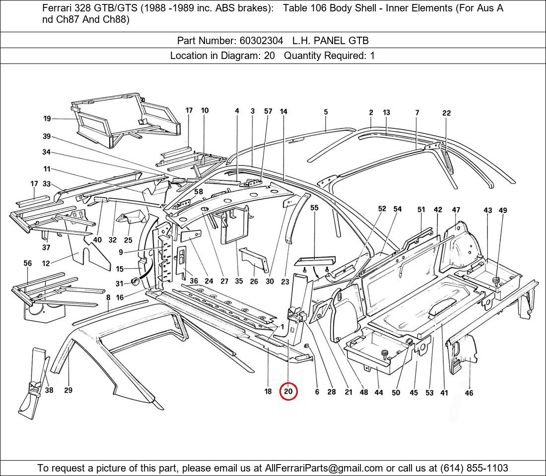 Ferrari Part 60302304