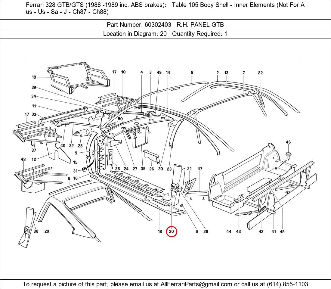 Ferrari Part 60302403