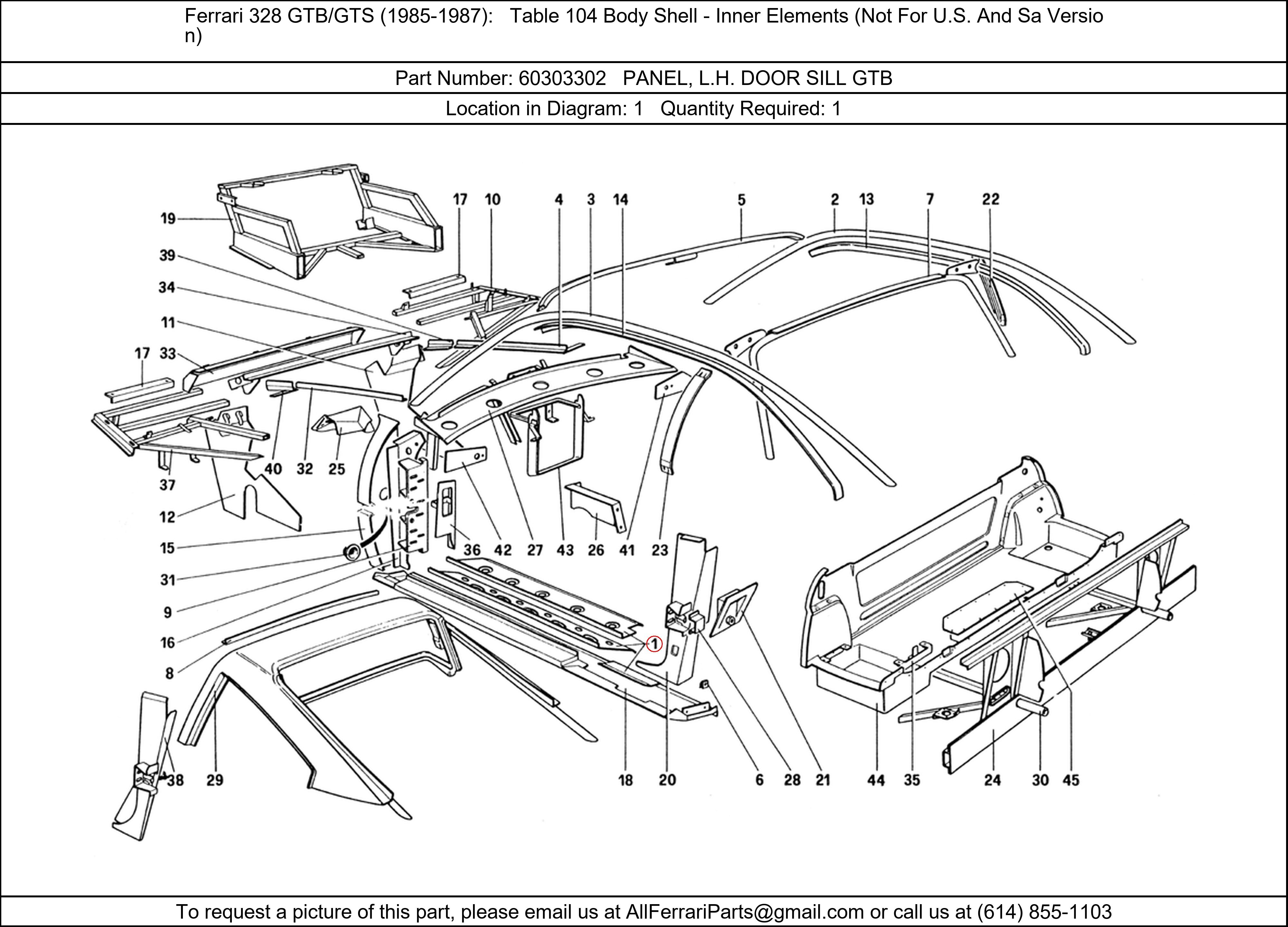 Ferrari Part 60303302