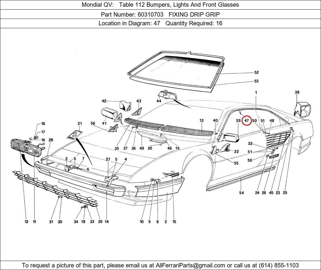 Ferrari Part 60310703