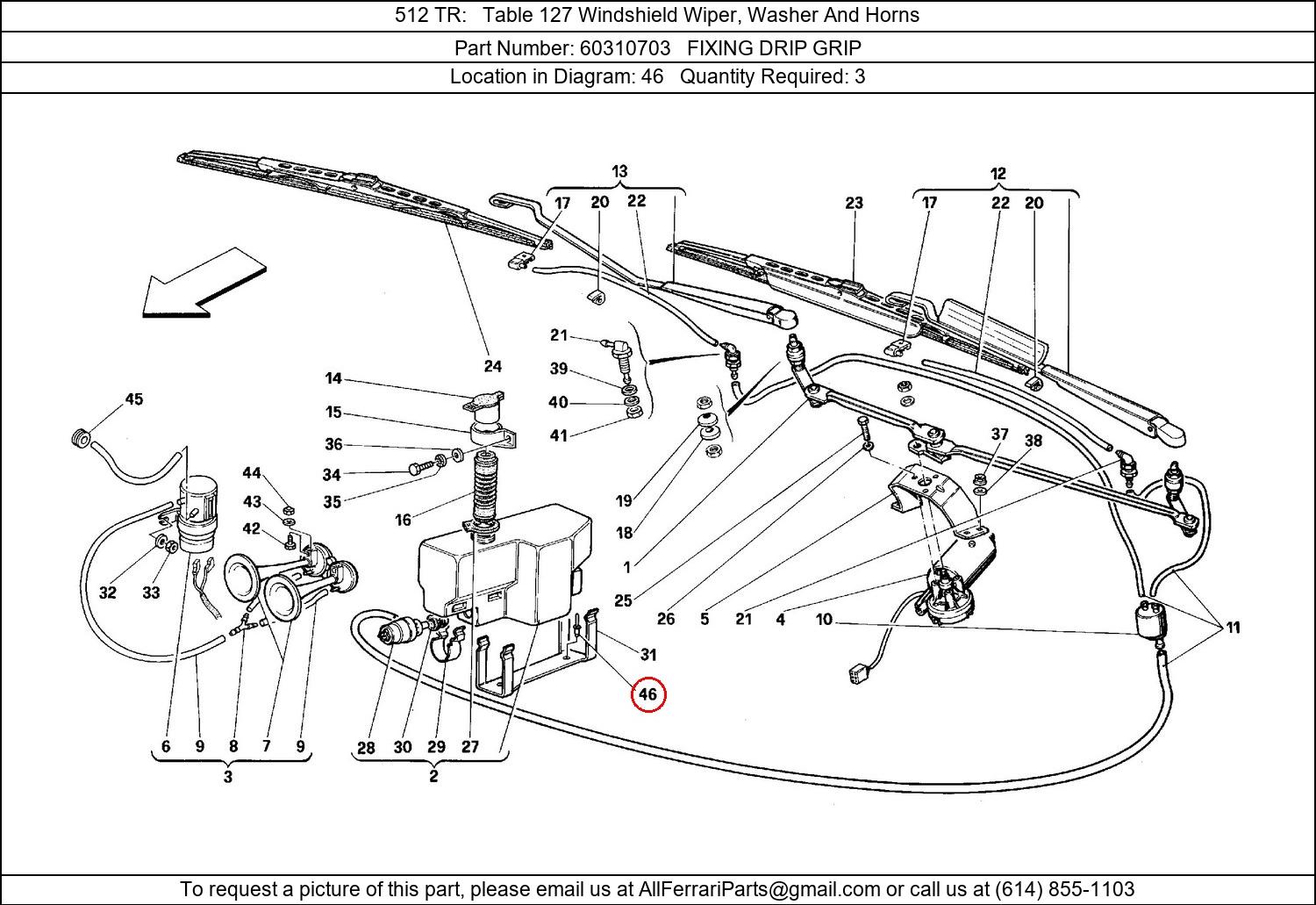 Ferrari Part 60310703