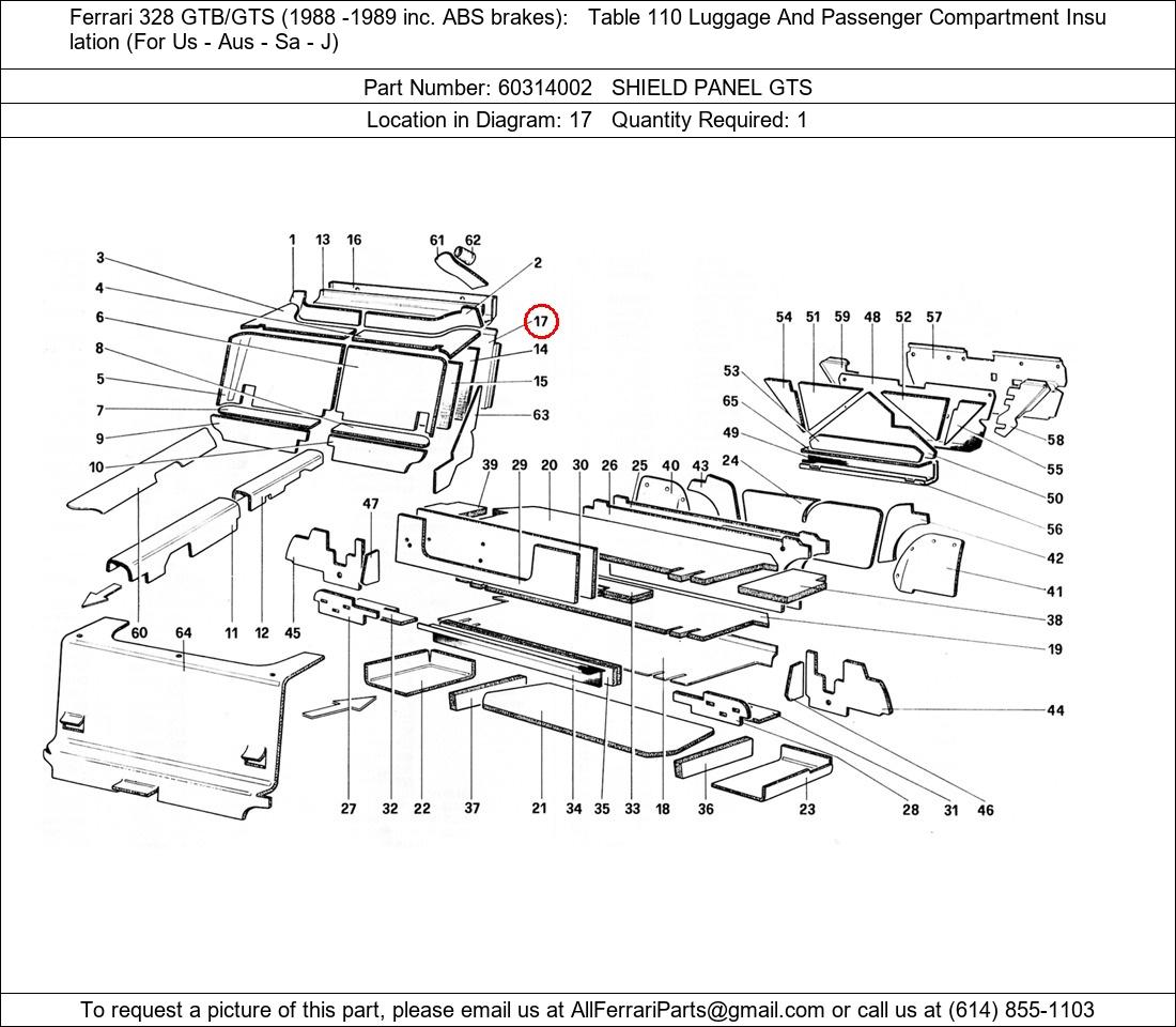 Ferrari Part 60314002