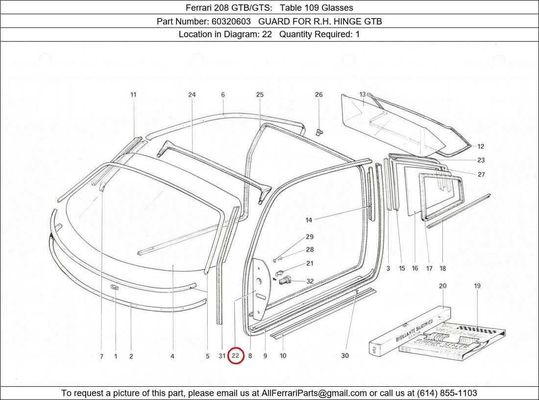 Ferrari Part 60320603