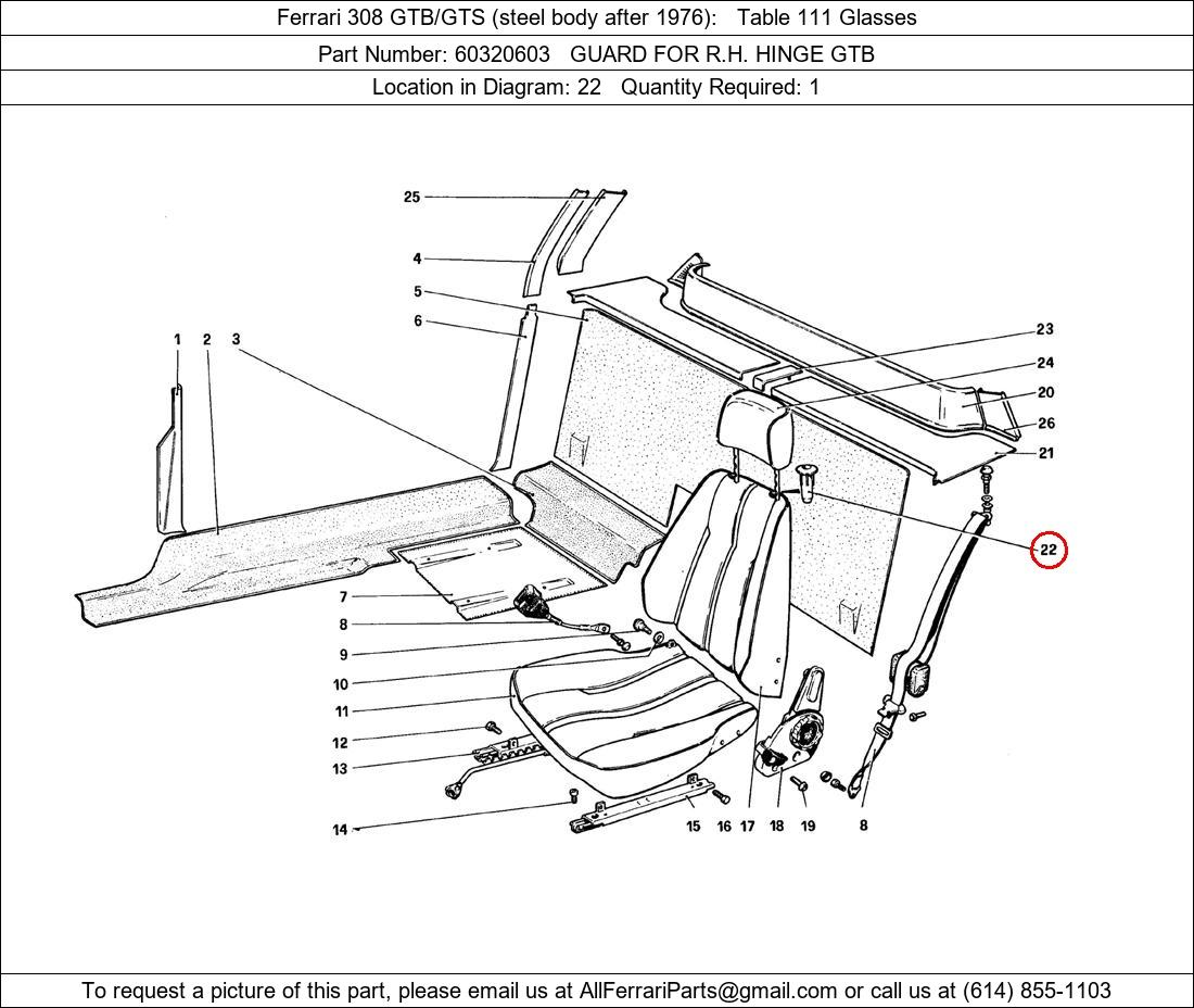 Ferrari Part 60320603