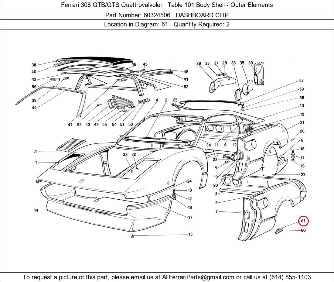 Ferrari Part 60324506