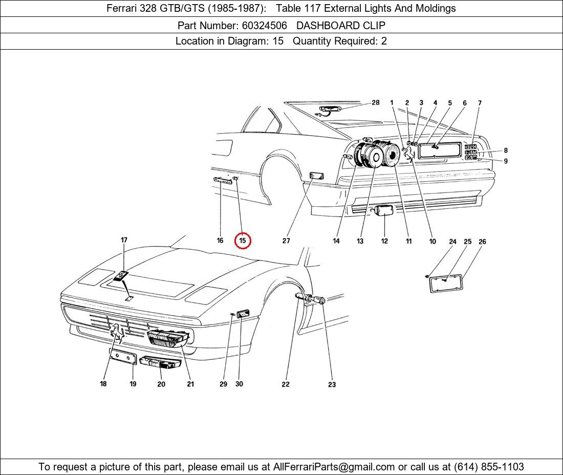 Ferrari Part 60324506