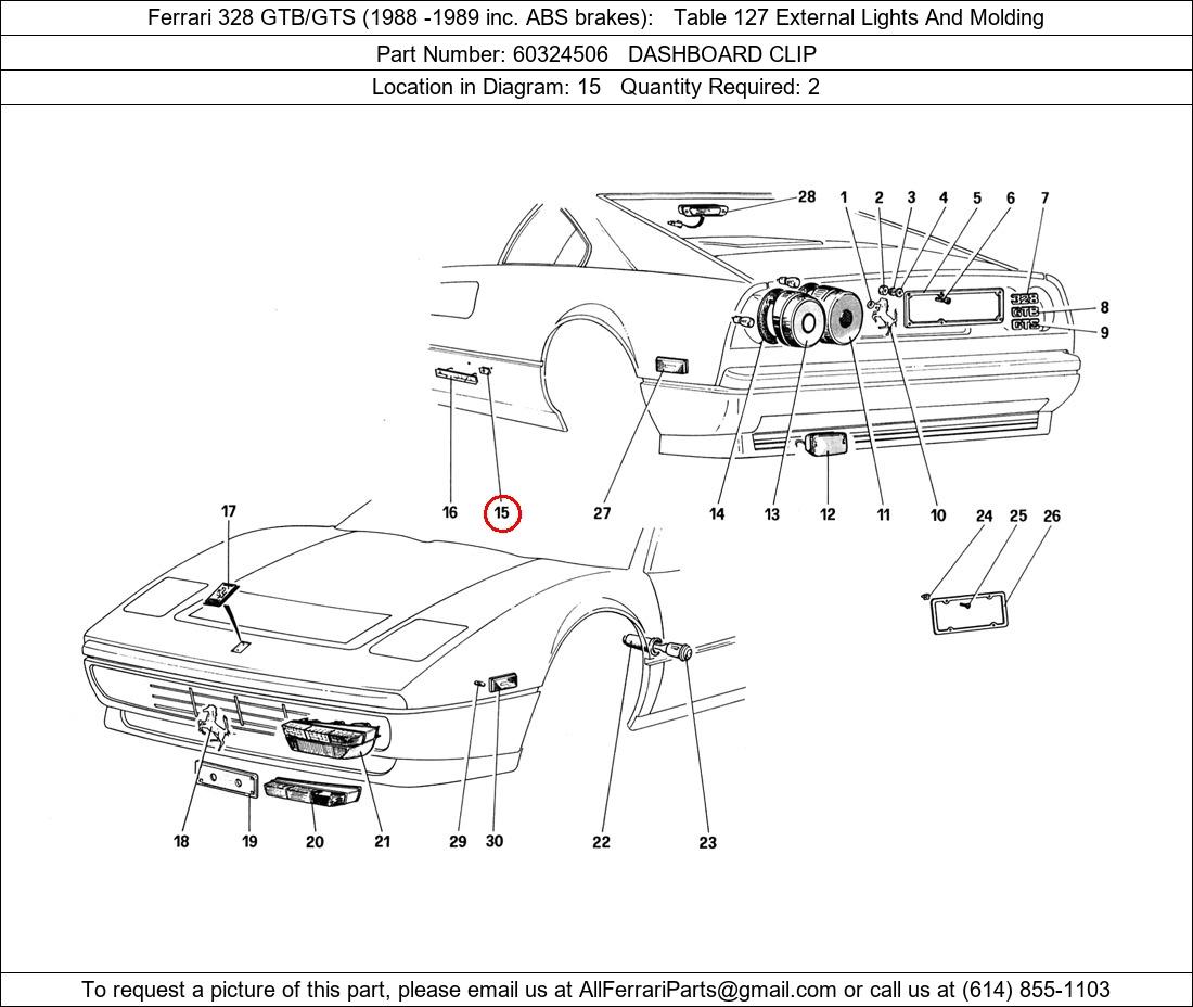 Ferrari Part 60324506