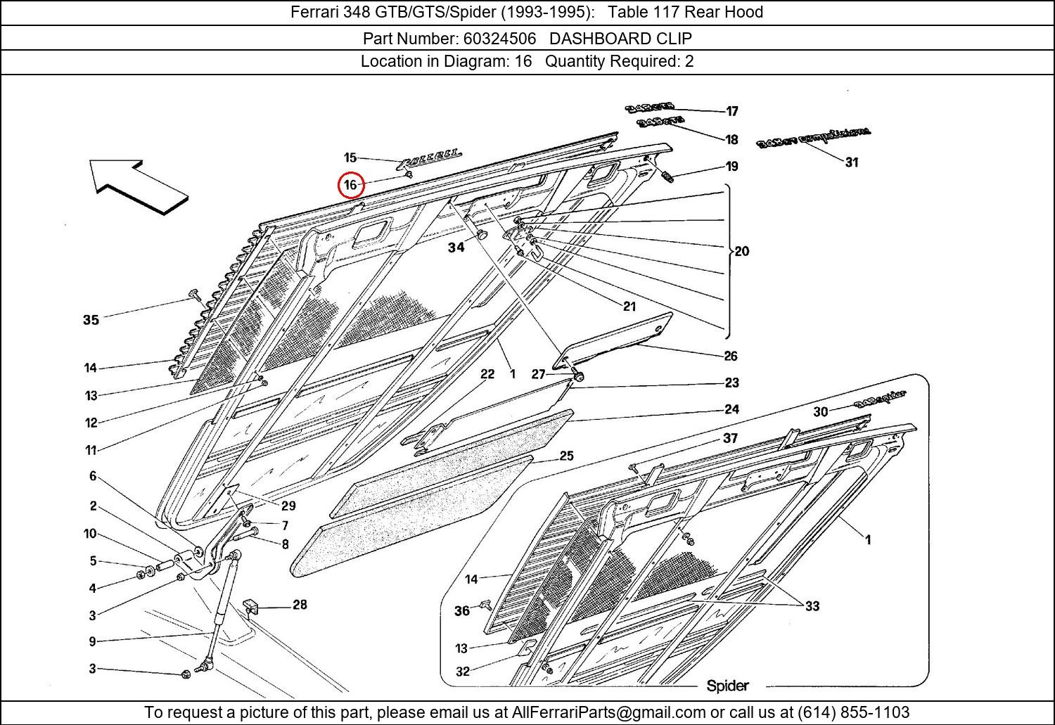 Ferrari Part 60324506