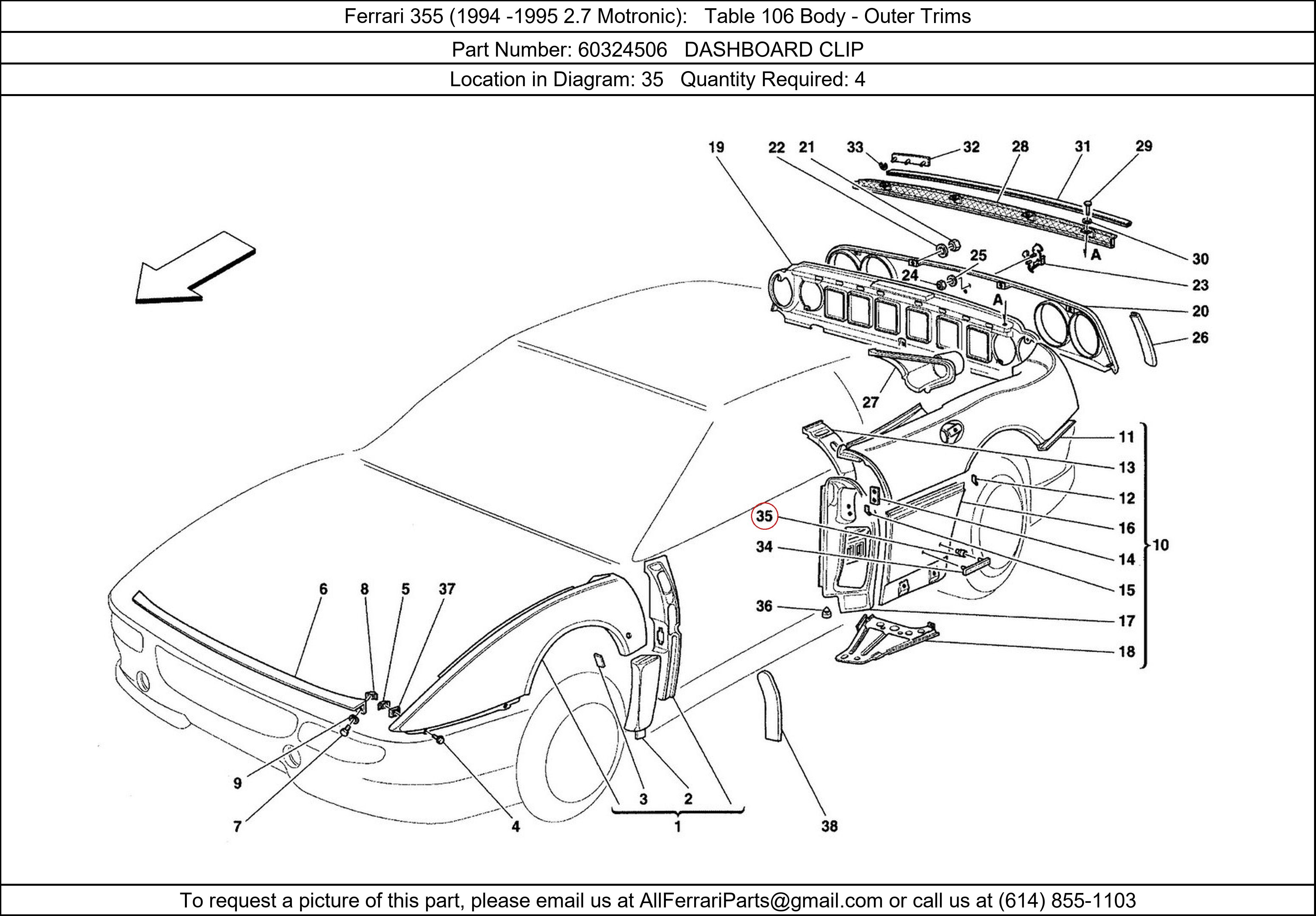 Ferrari Part 60324506