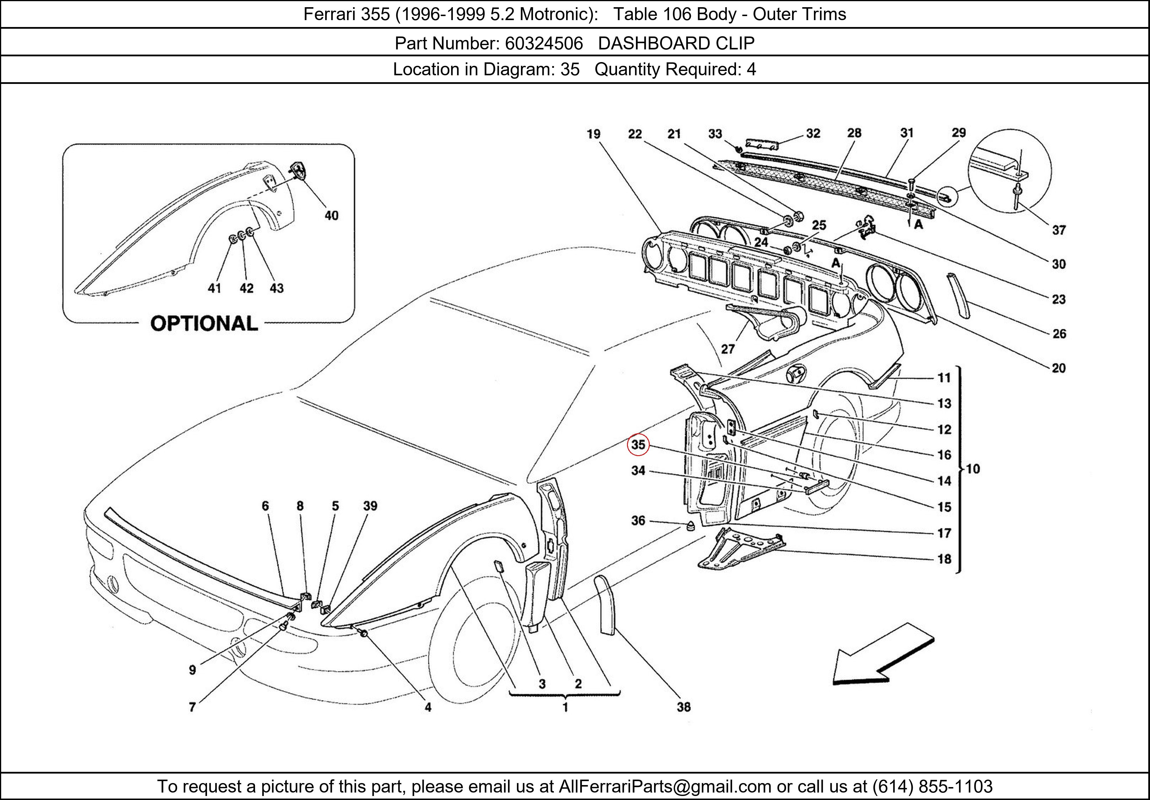 Ferrari Part 60324506