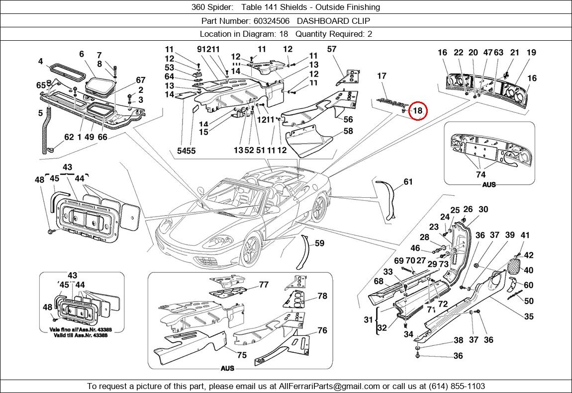 Ferrari Part 60324506