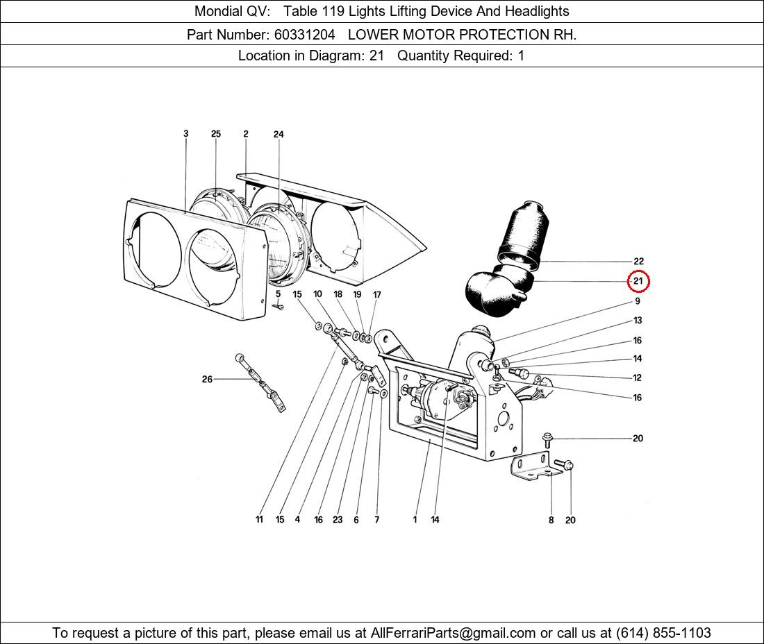 Ferrari Part 60331204