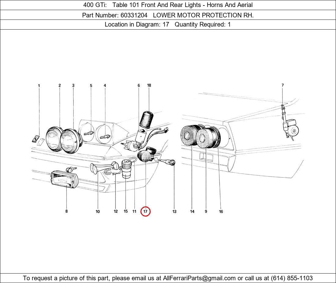 Ferrari Part 60331204